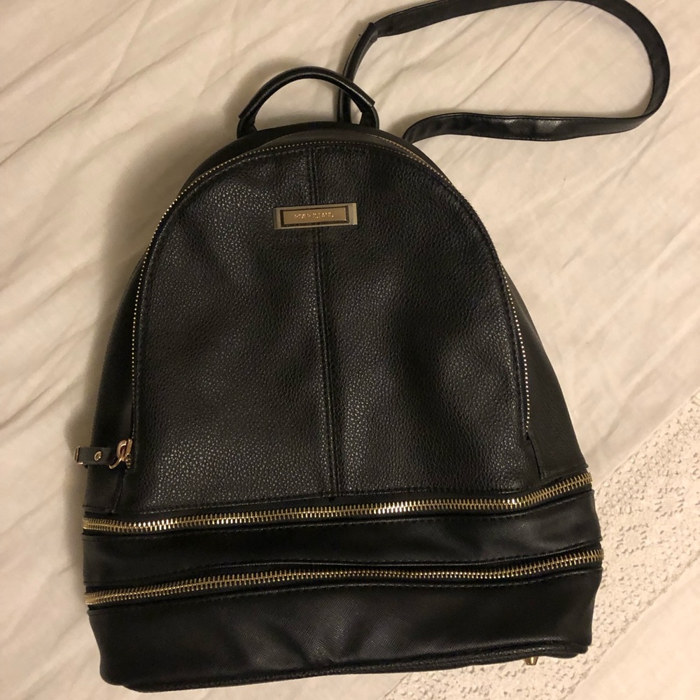 River Island Black Backpack